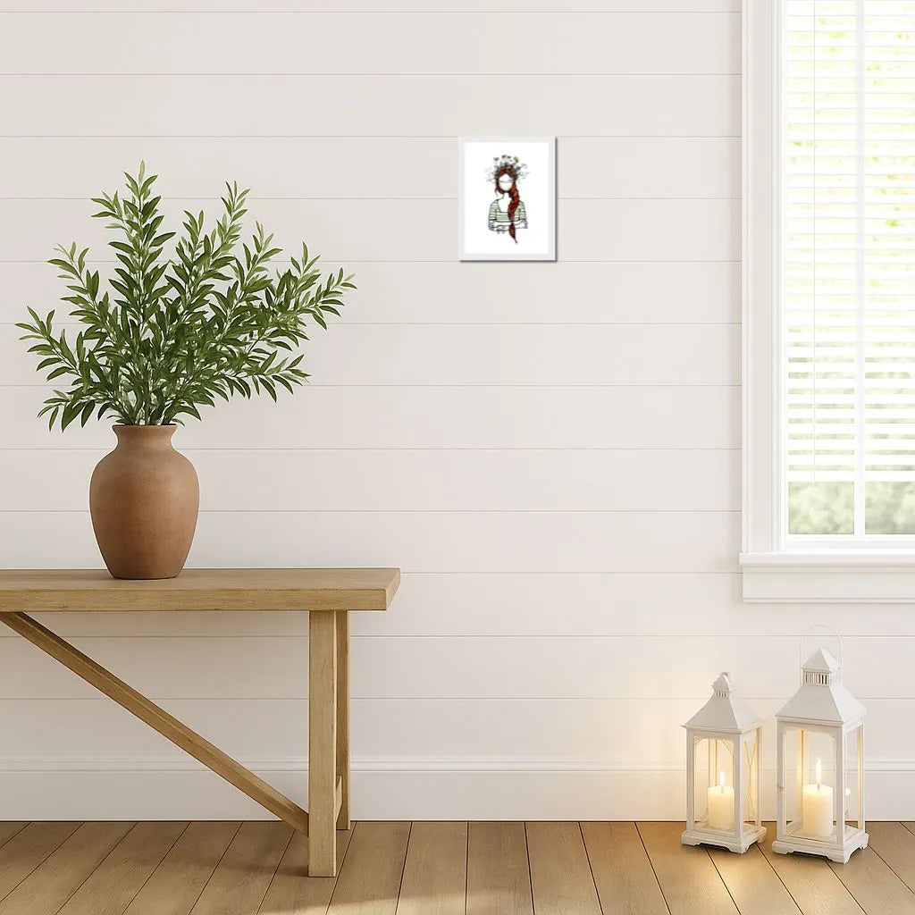 Spring in My Head Wooden Framed Poster