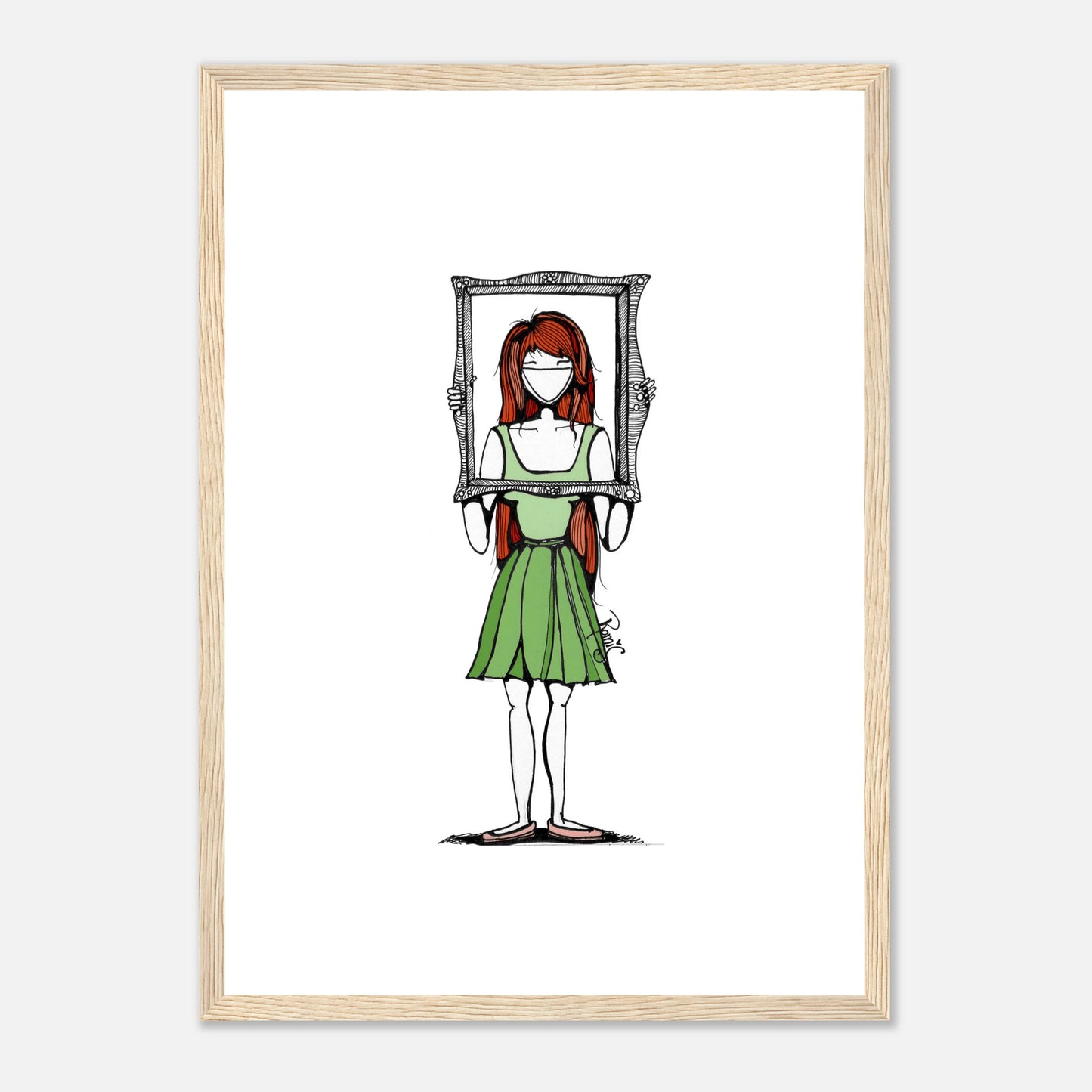 LoQuiTa Framed Piece of Art Framed Poster