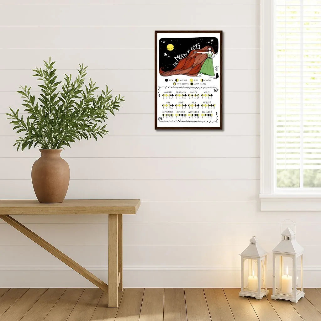 Lunar Calendar 2025 (Framed) – North