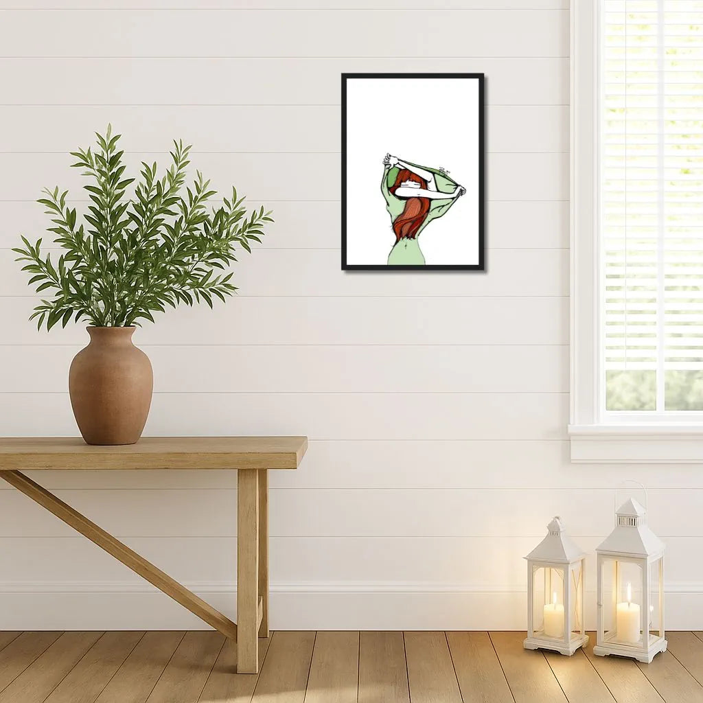 Shed Your Skin Wooden Framed Poster