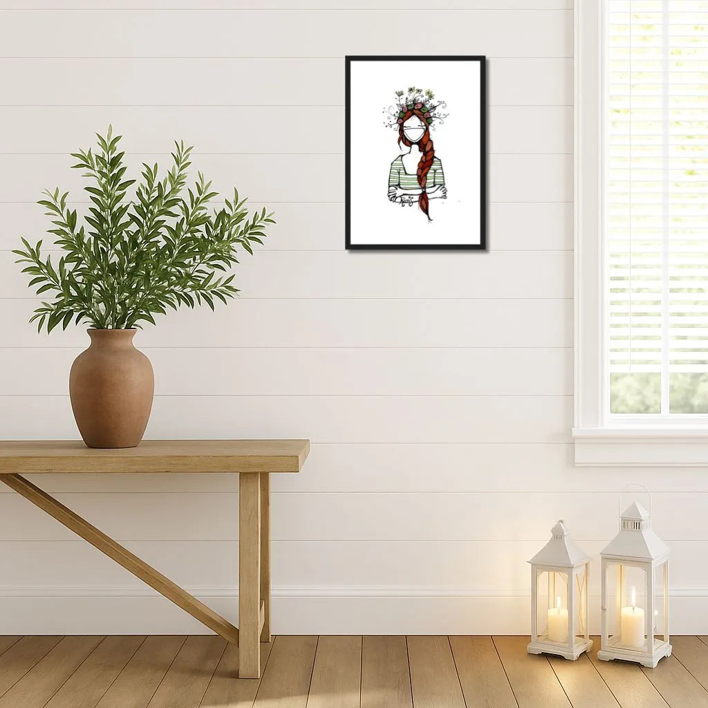 Spring in My Head Wooden Framed Poster