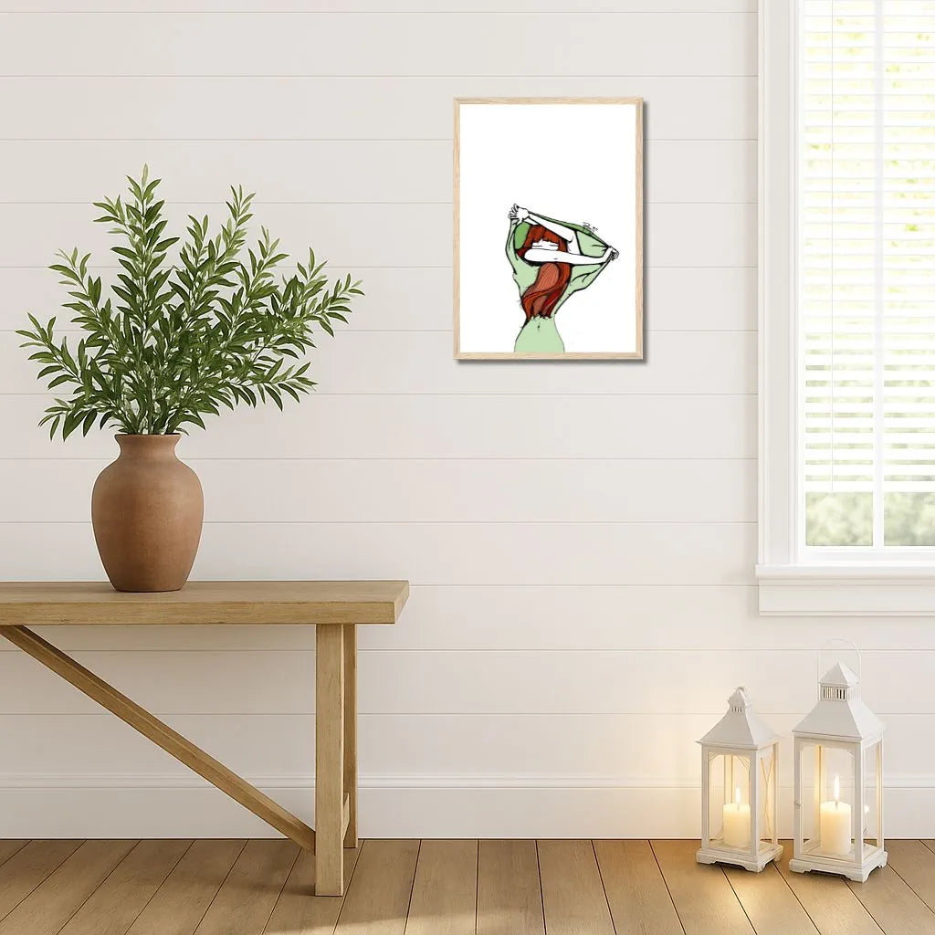 Shed Your Skin Wooden Framed Poster