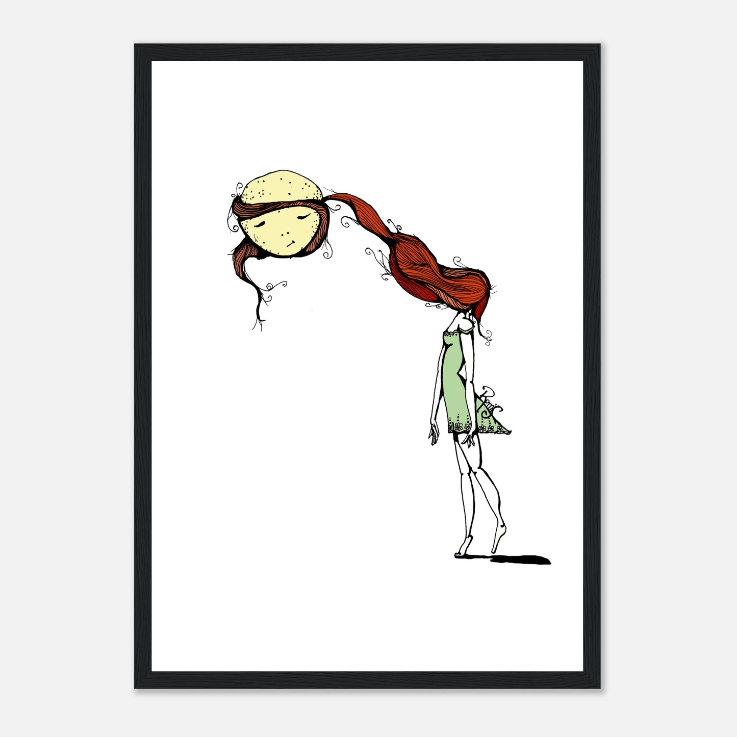 Lunatic LoQuiTa Framed Poster