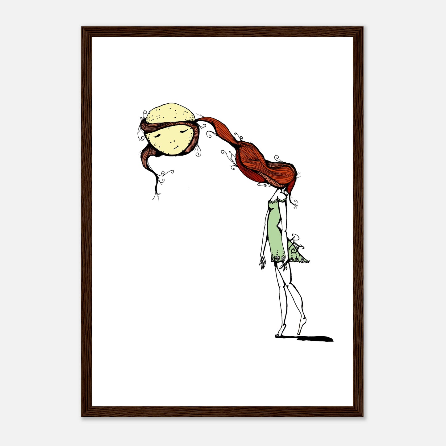 Lunatic LoQuiTa Framed Poster