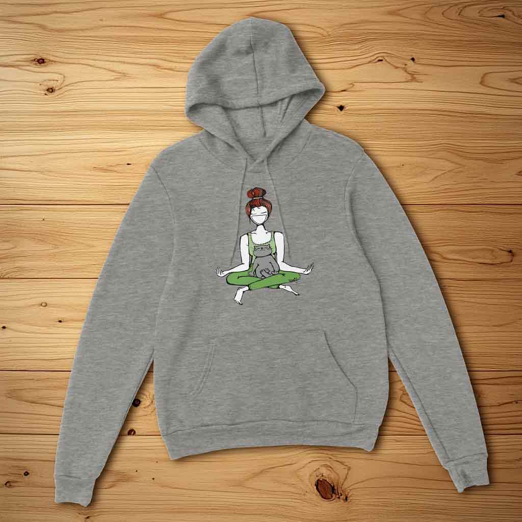 Cat-like Meditation Hoodie