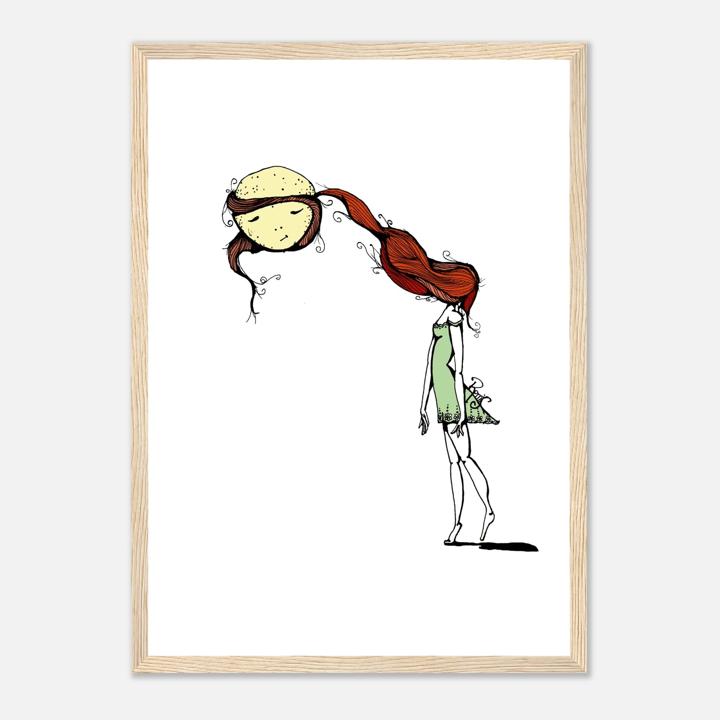 Lunatic LoQuiTa Framed Poster