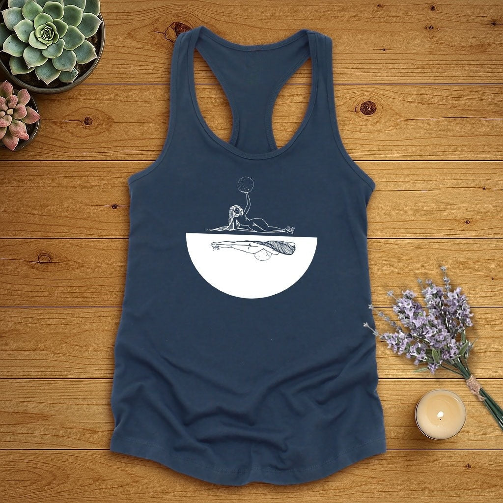 Polarities Tank Top – White Design