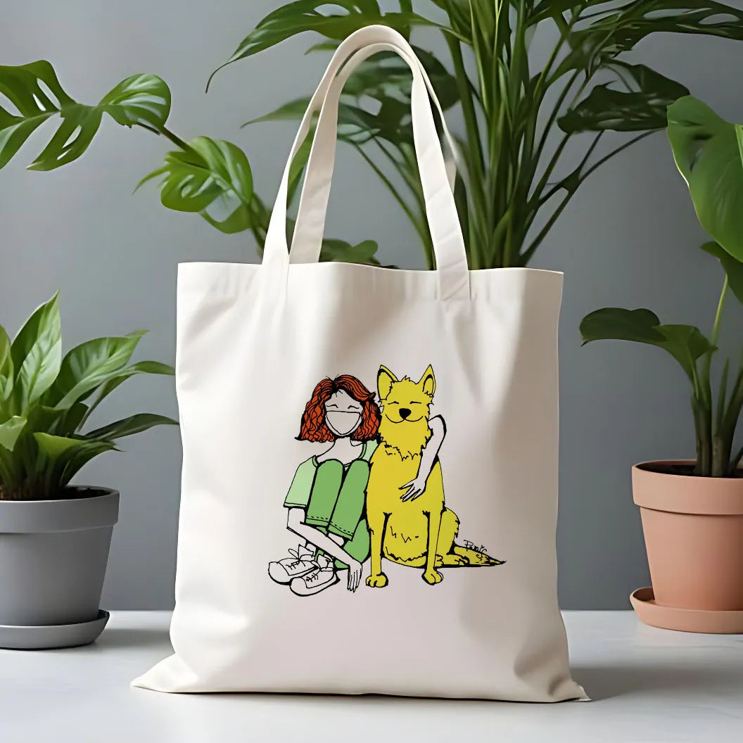 Canine Friend Tote Bag
