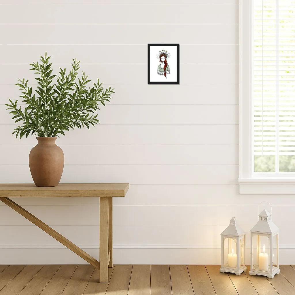 Spring in My Head Wooden Framed Poster