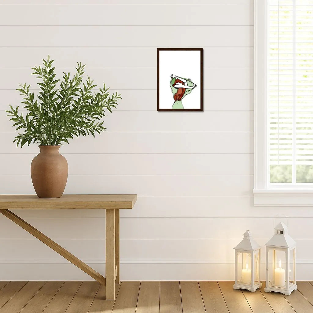 Shed Your Skin Wooden Framed Poster