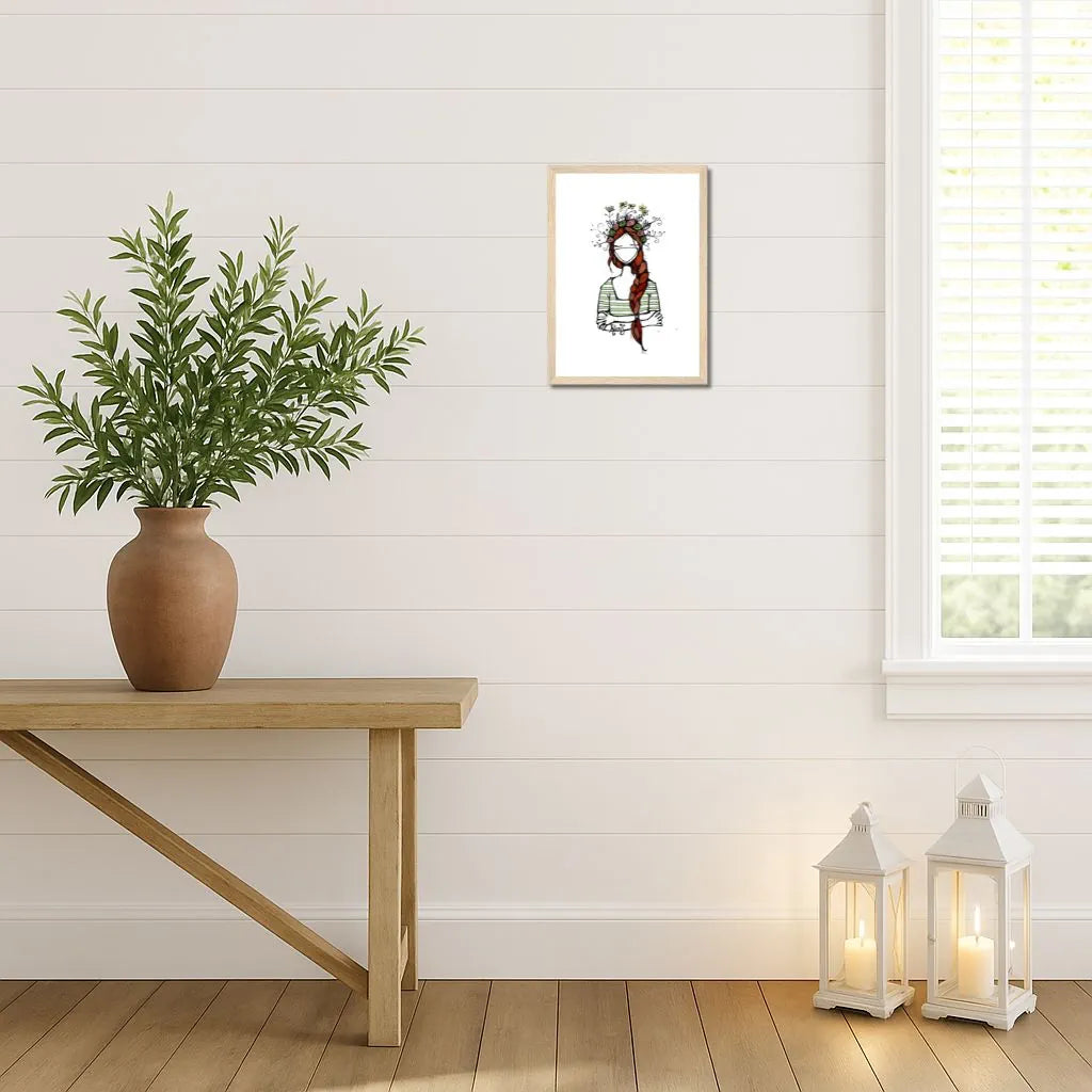 Spring in My Head Wooden Framed Poster