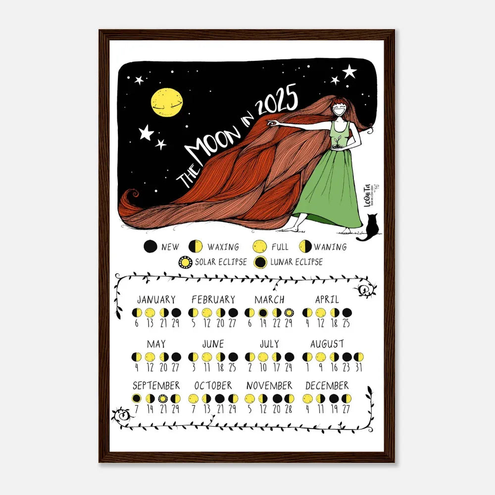 Lunar Calendar 2025 (Framed) – North