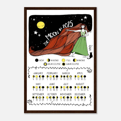 Lunar Calendar 2025 (Framed) – South
