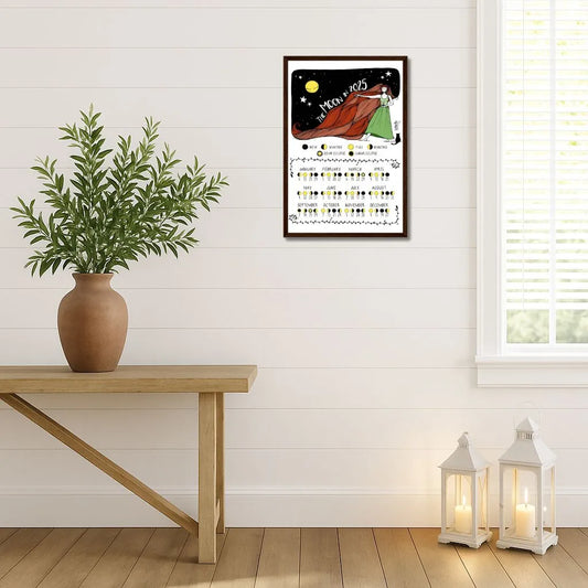 Lunar Calendar 2025 (Framed) – North