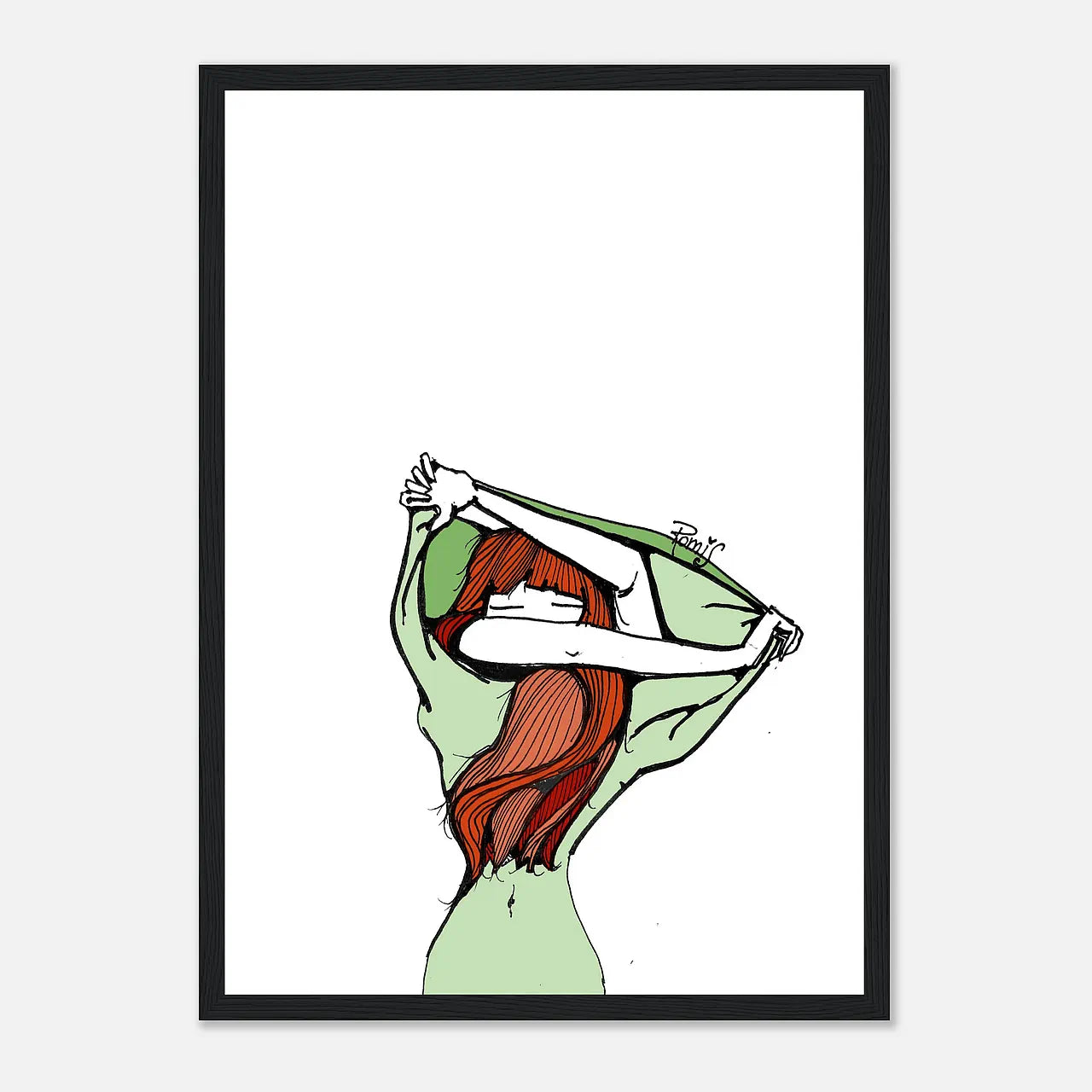 Shed Your Skin Wooden Framed Poster