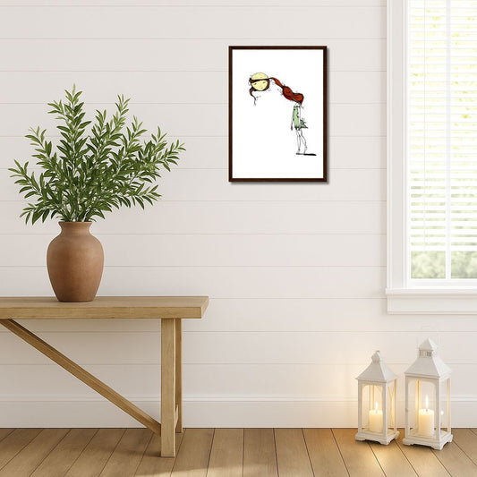 Lunatic LoQuiTa Framed Poster