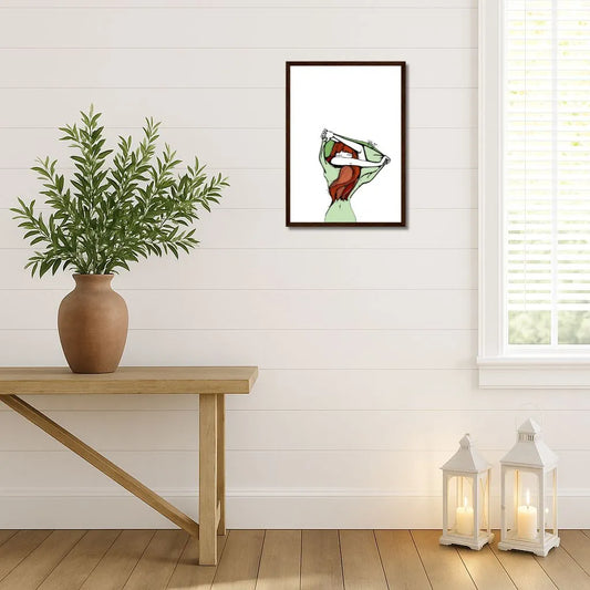 Shed Your Skin Wooden Framed Poster