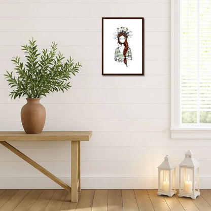 Spring in My Head Wooden Framed Poster