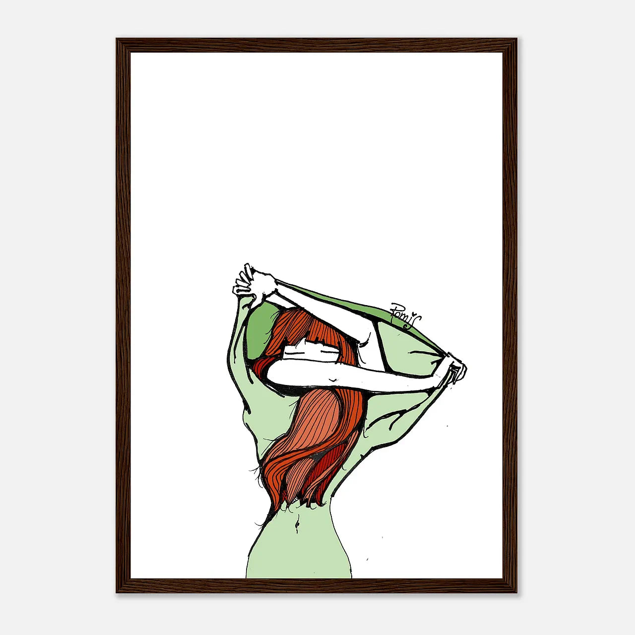 Shed Your Skin Wooden Framed Poster