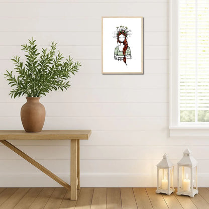 Spring in My Head Wooden Framed Poster