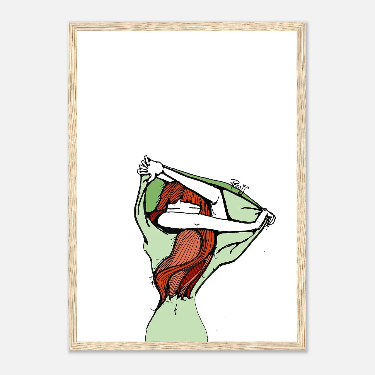 Shed Your Skin Wooden Framed Poster