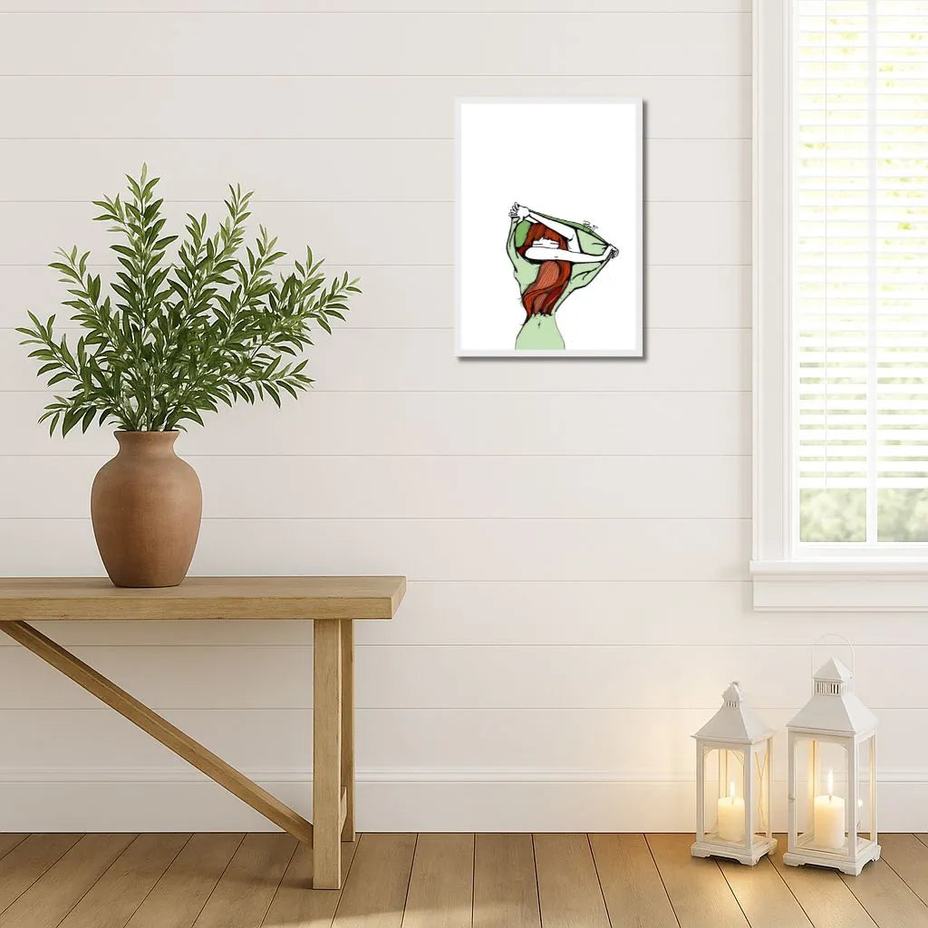 Shed Your Skin Wooden Framed Poster