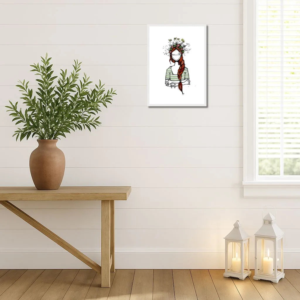 Spring in My Head Wooden Framed Poster