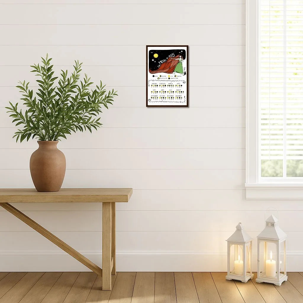 Lunar Calendar 2025 (Framed) – South