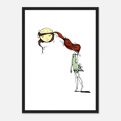 Lunatic LoQuiTa Framed Poster