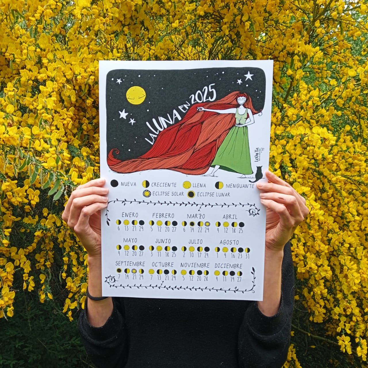 Lunar Calendar 2025 (Poster)