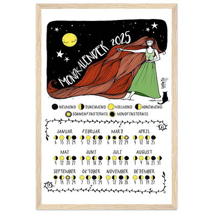 Lunar Calendar 2025 (Framed) – South