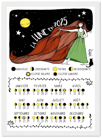 Lunar Calendar 2025 (Framed) – South