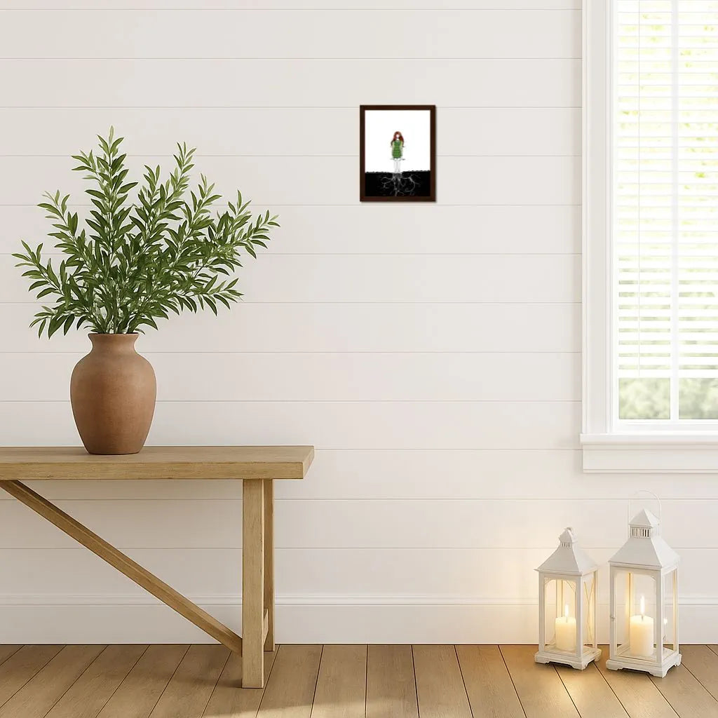 Invisible Dance – Wooden Framed Poster