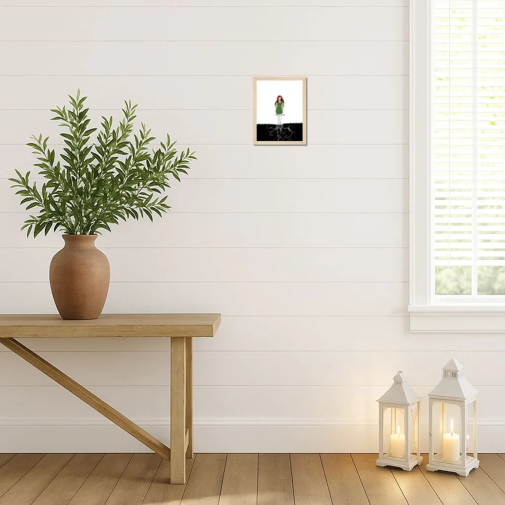 Invisible Dance – Wooden Framed Poster