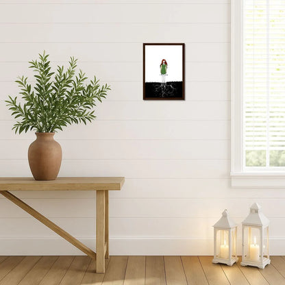 Invisible Dance – Wooden Framed Poster