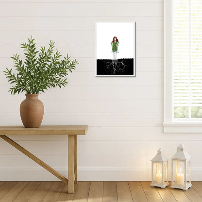 Invisible Dance – Wooden Framed Poster