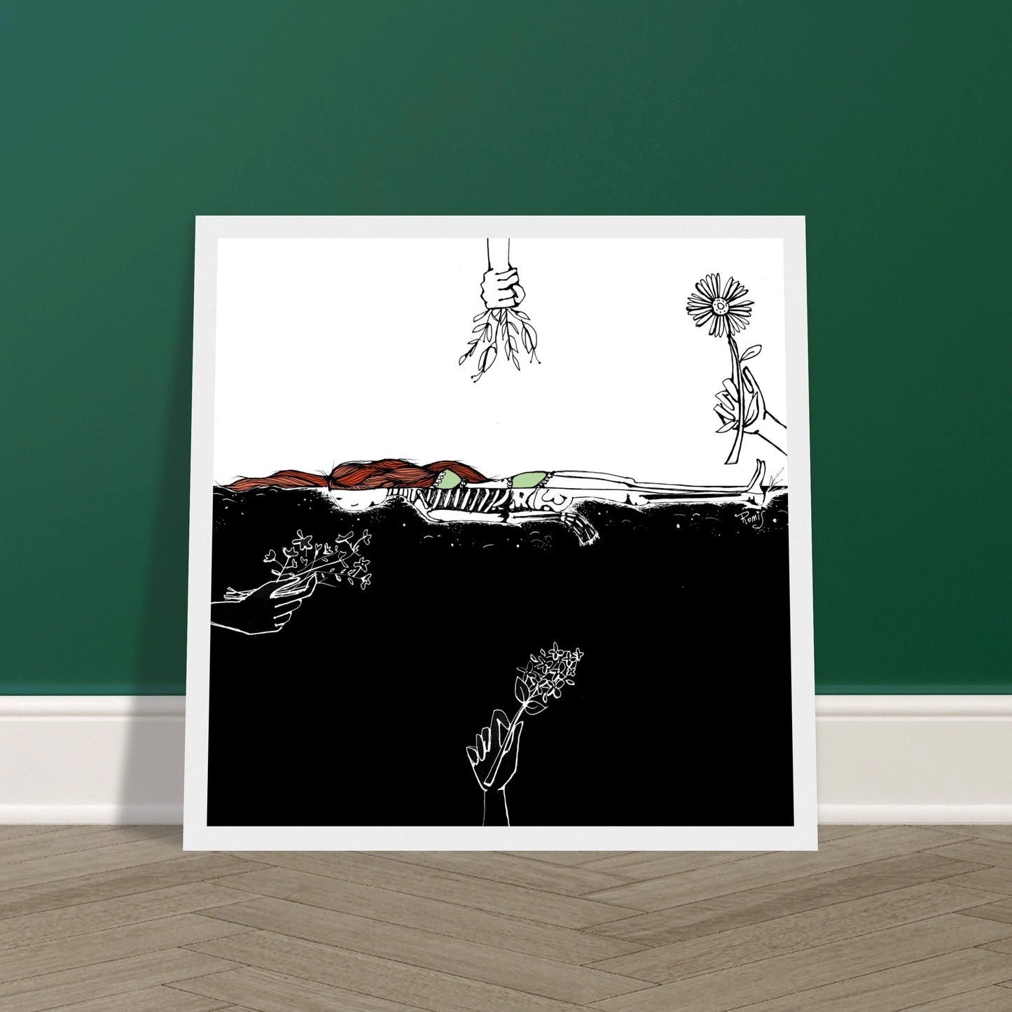Die to Live More Framed Poster