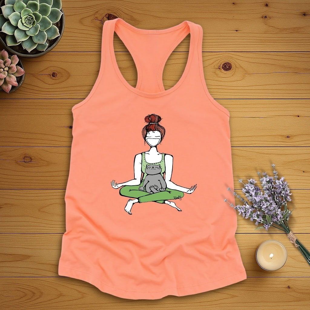 Cat-like Meditation Tank Top
