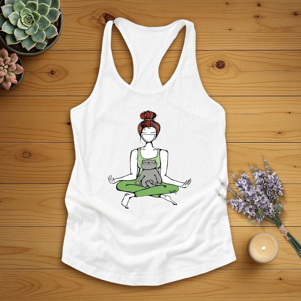 Cat-like Meditation Tank Top