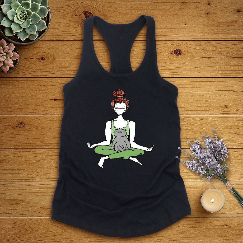 Cat-like Meditation Tank Top