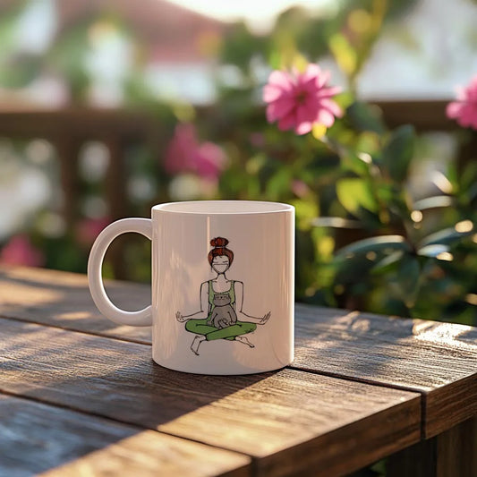 Cat-like Meditation Mug