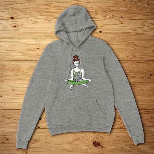 Cat-like Meditation Hoodie