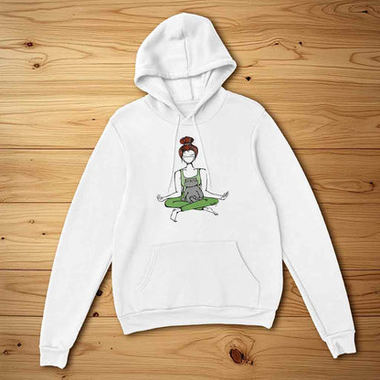 Cat-like Meditation Hoodie