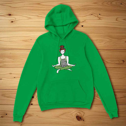 Cat-like Meditation Hoodie