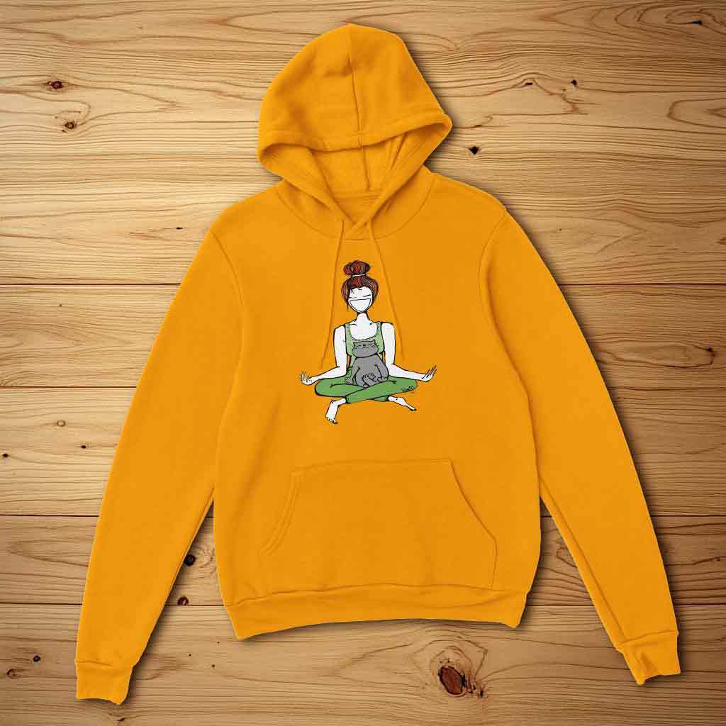 Cat-like Meditation Hoodie