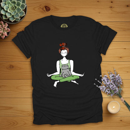 Cat-like Meditation T-Shirt