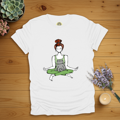 Cat-like Meditation T-Shirt