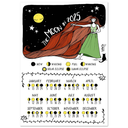 Lunar Calendar 2025 (Poster)