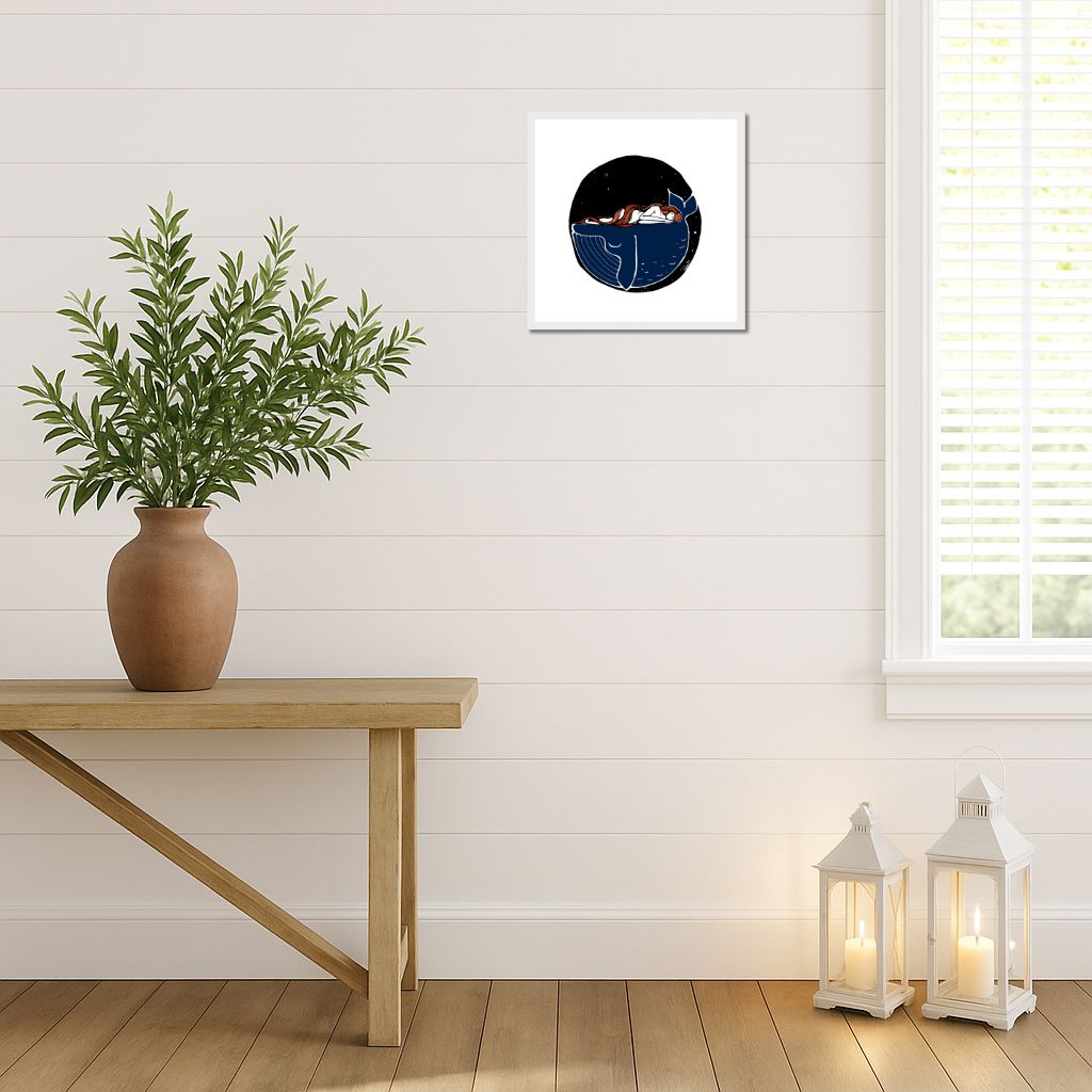 LoQuiTa and the Whale Framed Poster