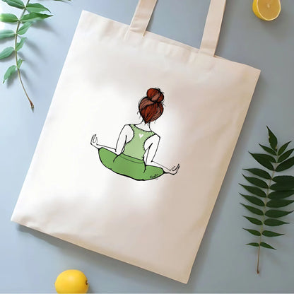 Cat-Like Meditation Tote Bag